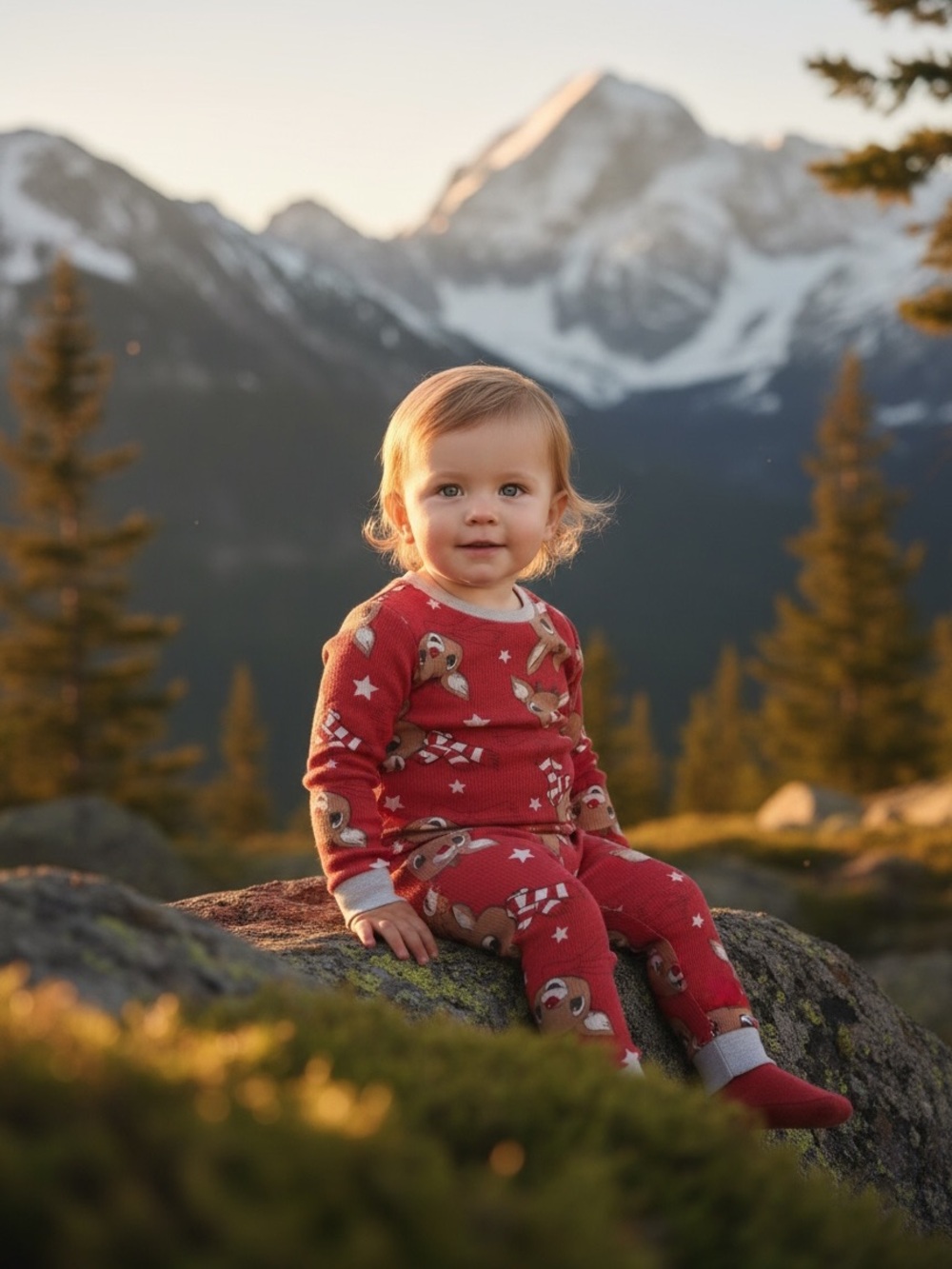 Rudolph Red Nosed Reindeer Pajama Top